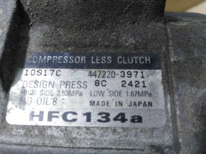COMPRESOR AIRE ACONDICIONADO 4472203971 / P3-B2-18-3 / 10S17C JEEP CHEROKEE (KJ)