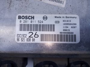 CENTRALITA MOTOR UCE 0281011524 / E3-B2-49-2 / 9652183880 CITROËN C5 BERLINA