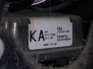 CENTRALITA AIRBAG 8917005250 TOYOTA AVENSIS CROSS SPORT (T27)