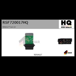 RESISTENCIA CALEFACCION RSF720017HQ / T2-1-B4-4 / NUEVO RENAULT MEGANE I FASE 2 CLASSIC (LA..)