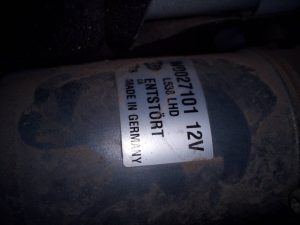 MOTOR LIMPIA DELANTERO W0027101 LAND ROVER EVOQUE