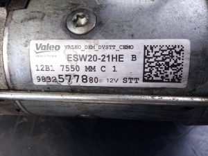 MOTOR ARRANQUE 9832577880 / P3-A7-13-2 TOYOTA PROACE