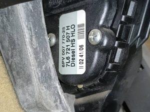 PEDAL ACELERADOR 7L6721507H VOLKSWAGEN TOUAREG (7L6)