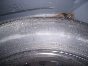 NEUMATICO REPUESTO T155/70/17 MERCEDES-BENZ CLASE E (W212) LIM.