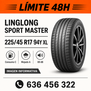 Linglong Sport Master 225/45 R17 94Y XL - LÍMITE 48H