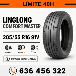 Linglong Comfort Master 205/55 R16 91V - LÍMITE 48H